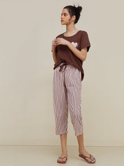 Hello Weekend Printed Night Suit - Anika Fashions
