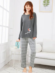 Traveling Printed Night Suit - Anika Fashions