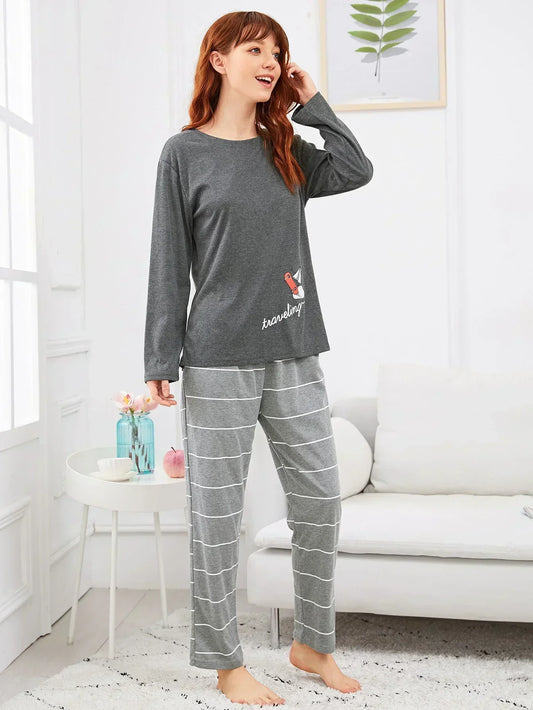 Traveling Printed Night Suit - Anika Fashions