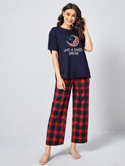 Have A Sweet Dreams Printed Night Suit - Anika Fashions