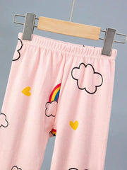 Pink Raimbow Printed Kids Wear (Each) - Anika Fashions