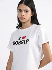 Gossip Printed T-Shirt with Short - Anika Fashions