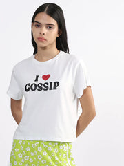 Gossip Printed T-Shirt with Short - Anika Fashions