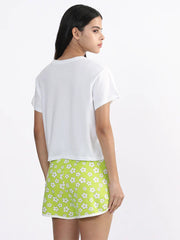 Gossip Printed T-Shirt with Short - Anika Fashions