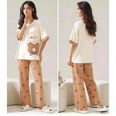 My Bear Printed Night Suit - Anika Fashions