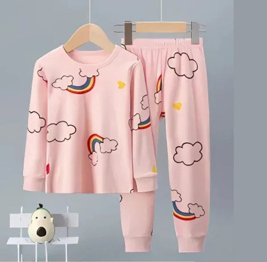 Pink Raimbow Printed Kids Wear (Each) - Anika Fashions