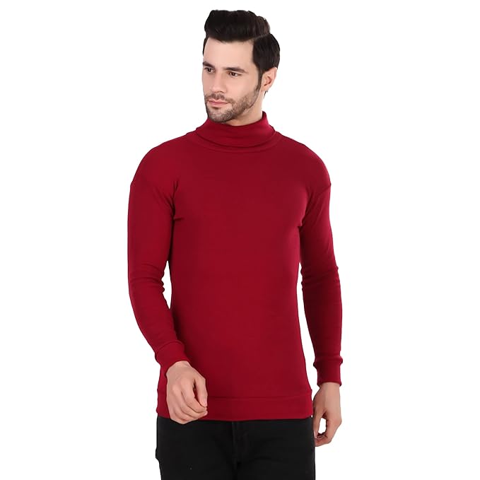 Maroon High Neck For Mens