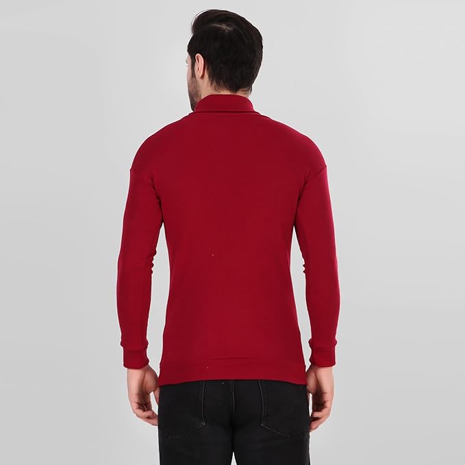 Maroon High Neck For Mens