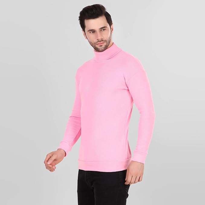 Pink High Neck For Mens