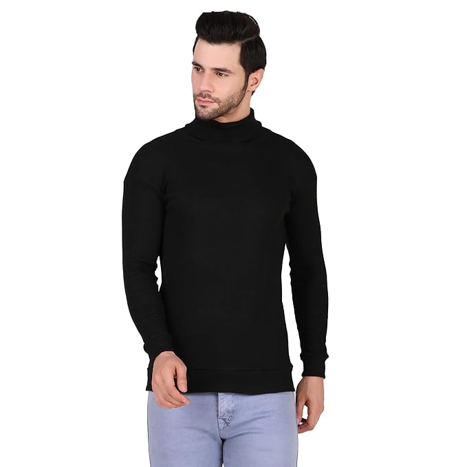 Black High Neck For Mens