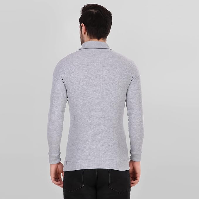 Grey High Neck For Mens