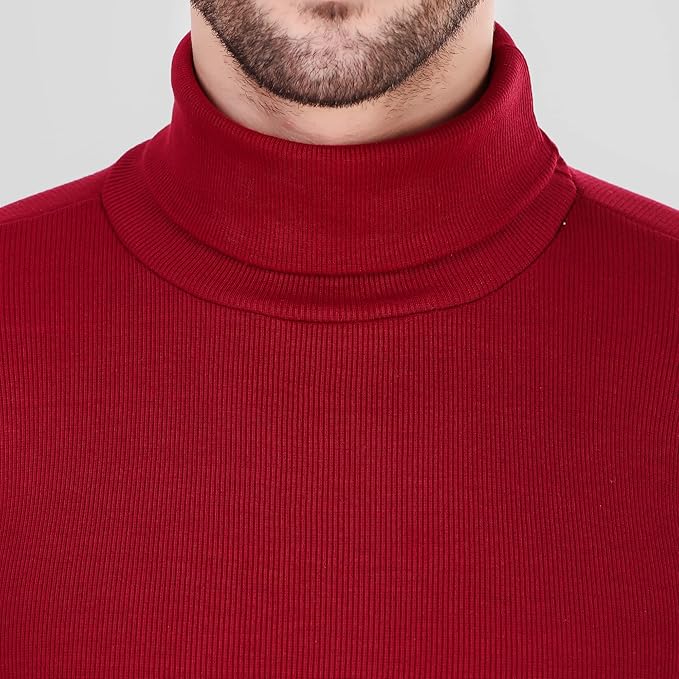 Maroon High Neck For Mens