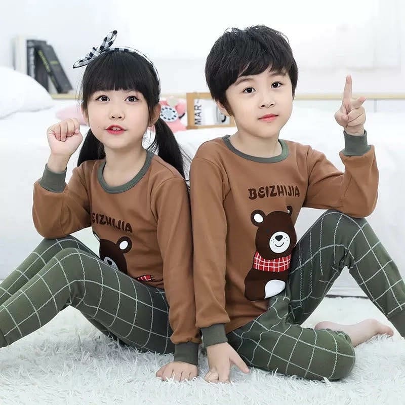 Cute Panda Printed Kids Wear (Each) - Anika Fashions