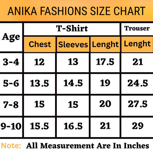Banana Printed Kids Wear (Each) - Anika Fashions