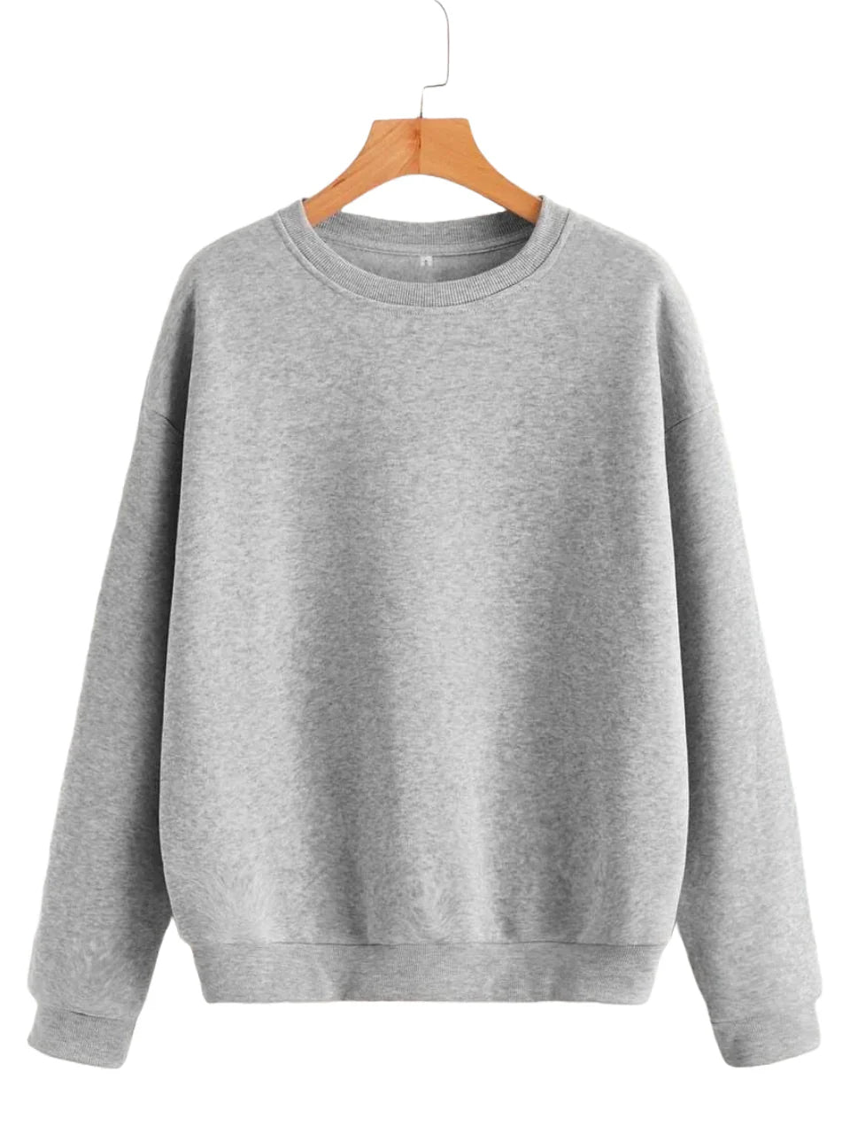 Grey Basic Sweat Shirt