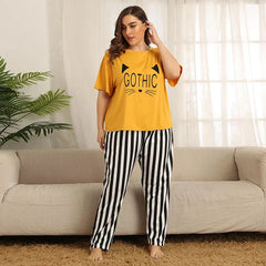 Gothic Printed  Night Suit - Anika Fashions