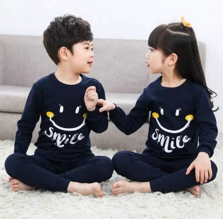 Smiley Navy Blue Kids Wear (Each) - Anika Fashions
