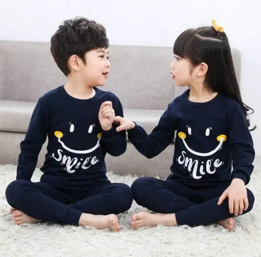 Smiley Navy Blue Kids Wear (Each) - Anika Fashions