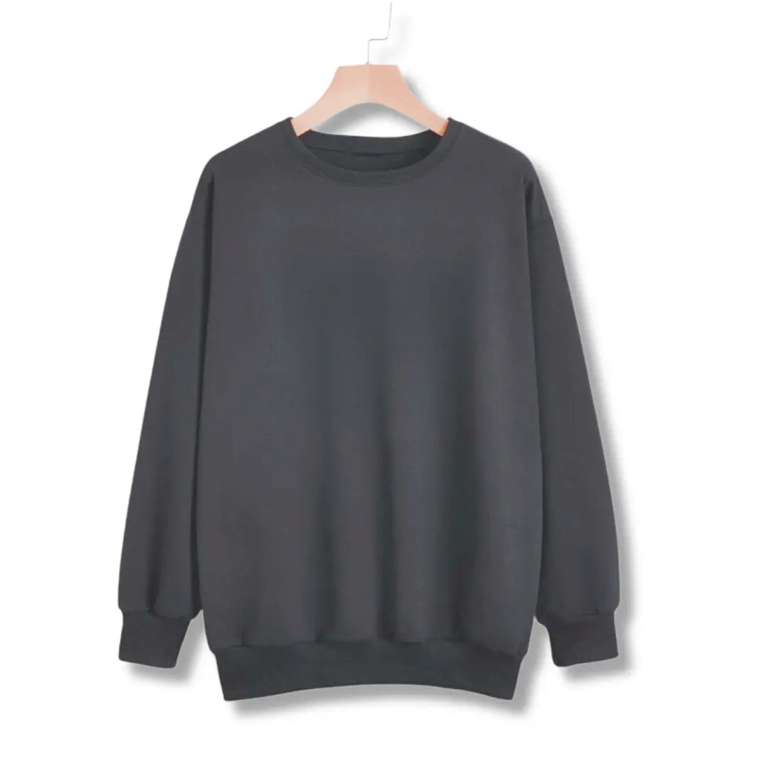 Charcoal Basic Sweat Shirt