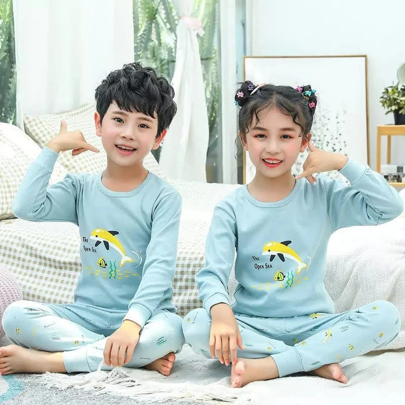 Dolphin Printed Kids Wear (Each) - Anika Fashions