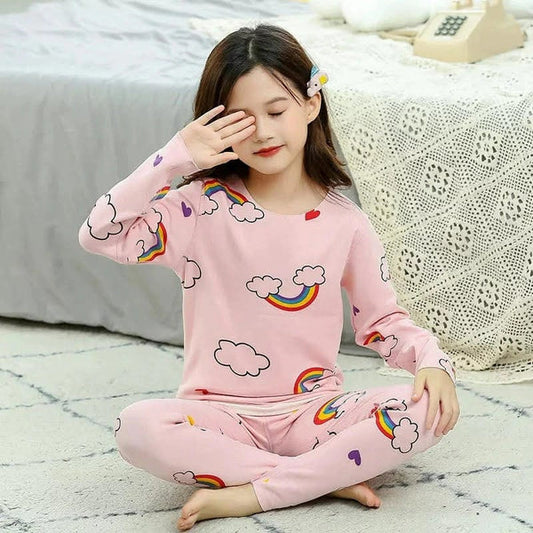 Pink Raimbow Printed Kids Wear (Each) - Anika Fashions