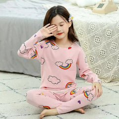 Pink Raimbow Printed Kids Wear (Each) - Anika Fashions