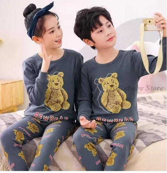 Charcoal Bear Kids Wear (Each) - Anika Fashions